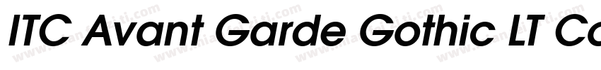 ITC Avant Garde Gothic LT Condense字体转换